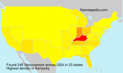 Surname Spoonamore in USA Surname Spoonamore in USA