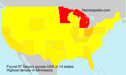Surname Spoors in USA Surname Spoors in USA