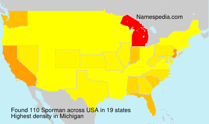Surname Sporman in USA Surname Sporman in USA