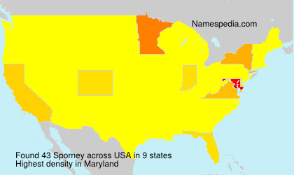Surname Sporney in USA Surname Sporney in USA