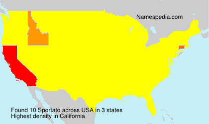 Surname Sportato in USA Surname Sportato in USA