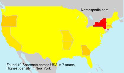 Surname Sportman in USA Surname Sportman in USA