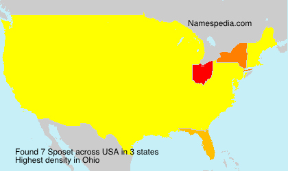 Surname Sposet in USA Surname Sposet in USA