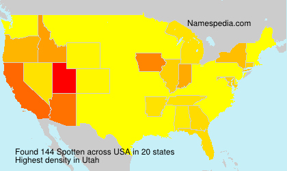 Surname Spotten in USA Surname Spotten in USA