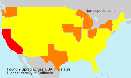 Surname Sprag in USA Surname Sprag in USA