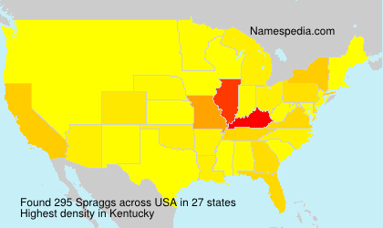 Surname Spraggs in USA Surname Spraggs in USA