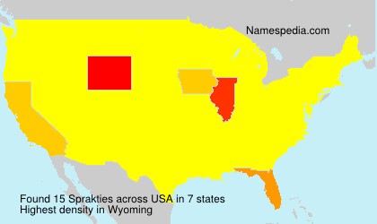 Surname Sprakties in USA Surname Sprakties in USA