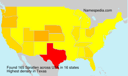Surname Spratlen in USA Surname Spratlen in USA