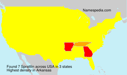 Surname Sprattlin in USA Surname Sprattlin in USA
