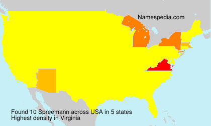 Surname Spreemann in USA Surname Spreemann in USA