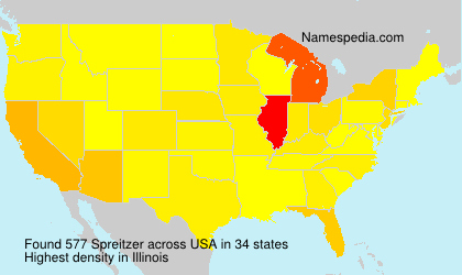 Surname Spreitzer in USA Surname Spreitzer in USA