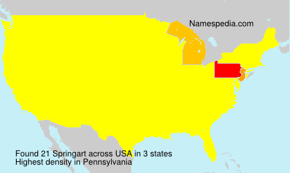 Surname Springart in USA Surname Springart in USA