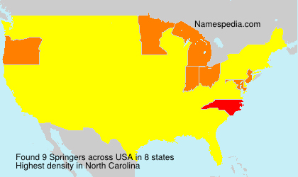Surname Springers in USA Surname Springers in USA