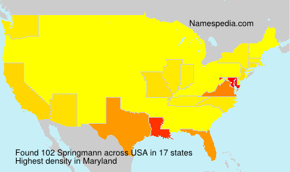 Surname Springmann in USA Surname Springmann in USA