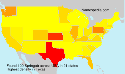 Surname Springob in USA Surname Springob in USA