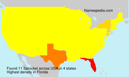 Surname Sprockel in USA Surname Sprockel in USA