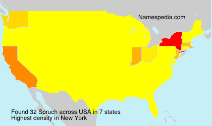 Surname Spruch in USA Surname Spruch in USA