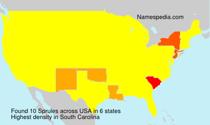 Surname Sprules in USA Surname Sprules in USA