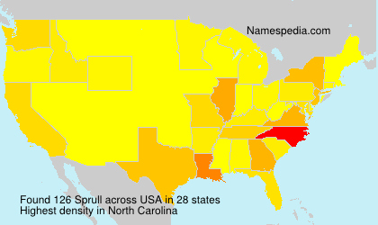 Surname Sprull in USA Surname Sprull in USA