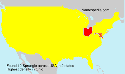 Surname Sprungle in USA Surname Sprungle in USA