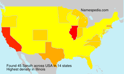 Surname Spruth in USA Surname Spruth in USA