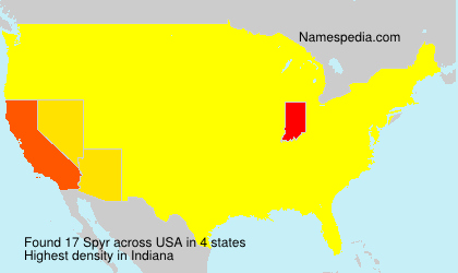 Surname Spyr in USA Surname Spyr in USA