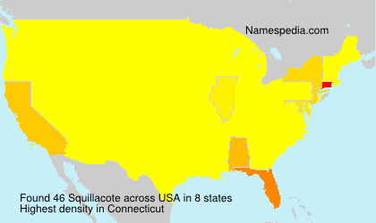 Surname Squillacote in USA Surname Squillacote in USA