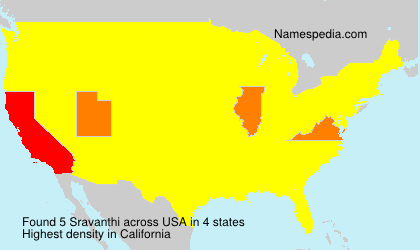 Surname Sravanthi in USA Surname Sravanthi in USA
