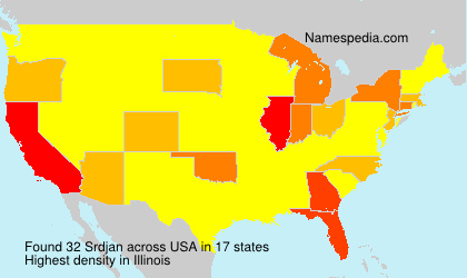 Surname Srdjan in USA Surname Srdjan in USA