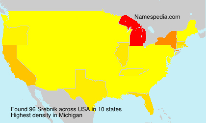 Surname Srebnik in USA Surname Srebnik in USA