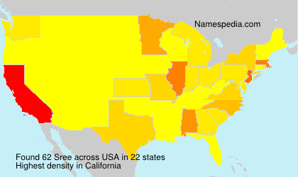 Surname Sree in USA Surname Sree in USA