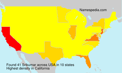 Surname Srikumar in USA Surname Srikumar in USA