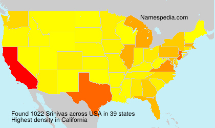 Surname Srinivas in USA Surname Srinivas in USA