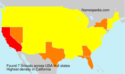 Surname Srisuda in USA Surname Srisuda in USA