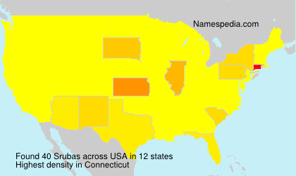 Surname Srubas in USA Surname Srubas in USA