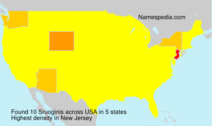 Surname Sruoginis in USA Surname Sruoginis in USA