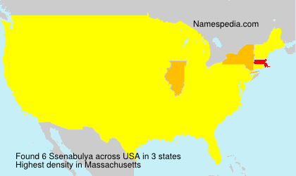 Surname Ssenabulya in USA Surname Ssenabulya in USA
