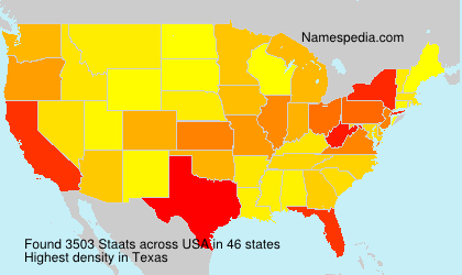 Surname Staats in USA Surname Staats in USA