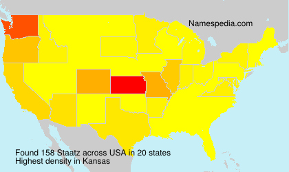 Surname Staatz in USA Surname Staatz in USA