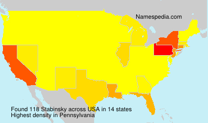 Surname Stabinsky in USA Surname Stabinsky in USA