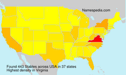 Surname Stables in USA Surname Stables in USA