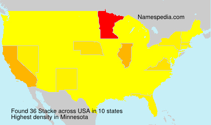 Surname Stacke in USA Surname Stacke in USA