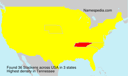 Surname Stackens in USA Surname Stackens in USA