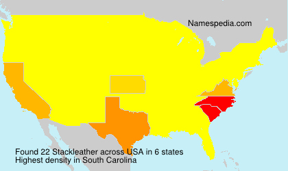 Surname Stackleather in USA Surname Stackleather in USA