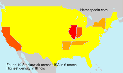 Surname Stackowiak in USA Surname Stackowiak in USA