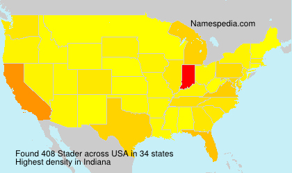 Surname Stader in USA Surname Stader in USA