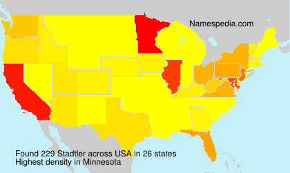 Surname Stadtler in USA Surname Stadtler in USA