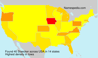 Surname Staecker in USA Surname Staecker in USA