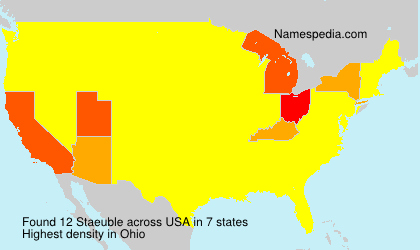 Surname Staeuble in USA Surname Staeuble in USA