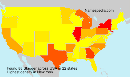 Surname Stagger in USA Surname Stagger in USA